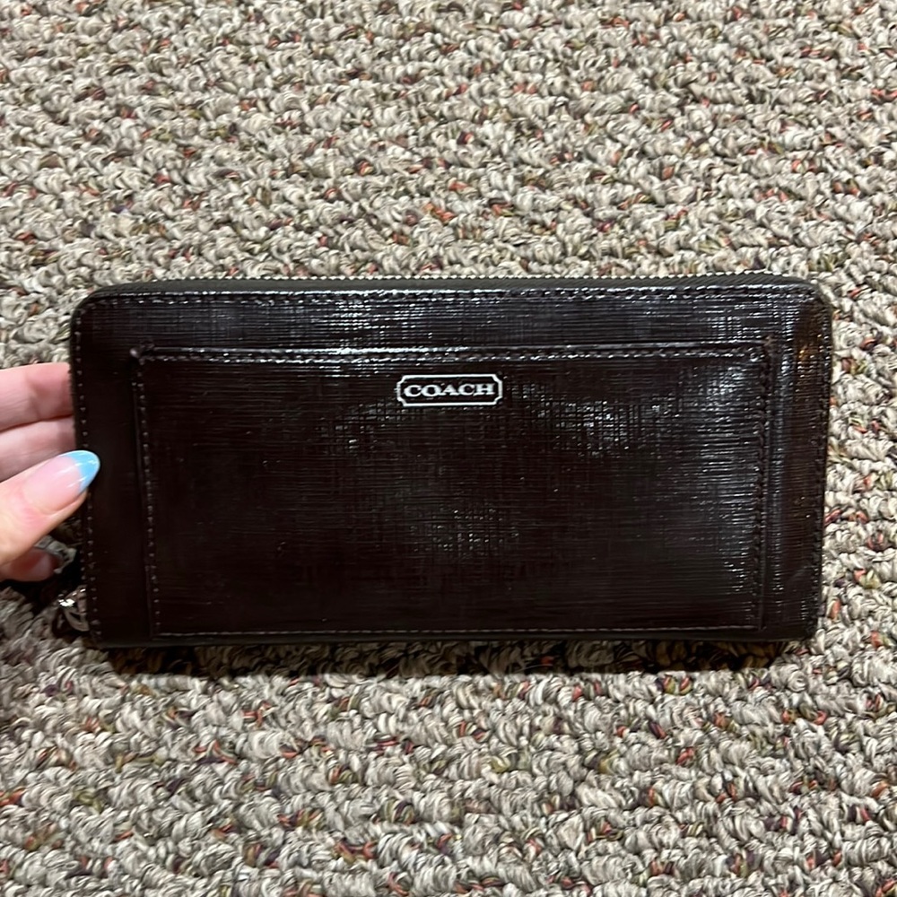Parent Leather Coach Wallet